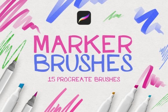 Download Marker Procreate Brushes - Marker procreate Collection