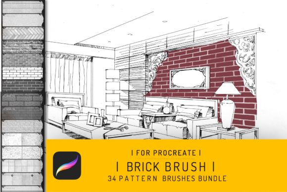 Download Procreate Brick Seamless Texture Brush - Premium Resources