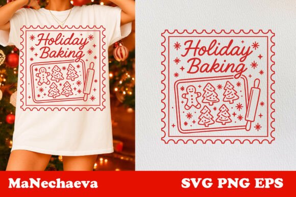 Download Holiday Baking Winter Stamp SVG - Winter stamp Collection