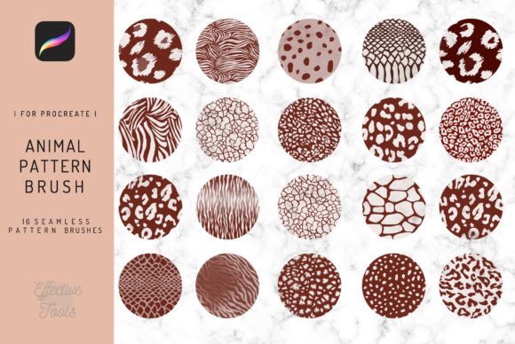 Download Procreate Seamless Animal Texture Brush - Premium Resources