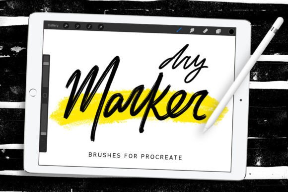 Download Dry Marker Procreate Brushes - Marker procreate Collection