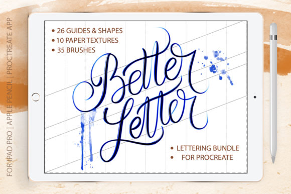 Download Better Letter Procreate Brush Bundle - Procreate brush bundle Collection